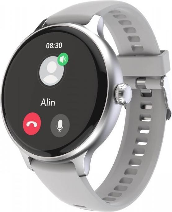 Actual product image Carneo Hero mini HR+/Silver/Elegant Band/Silver (40 mm)