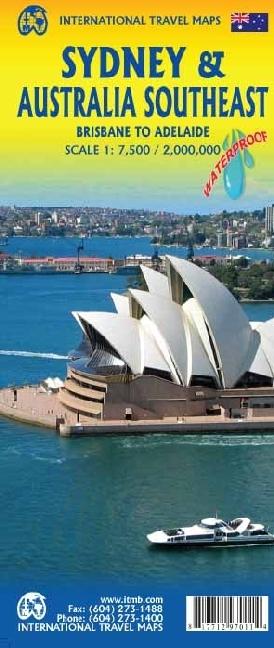 Produktbild Itmb ITM Map Sidney /Australia Southeast