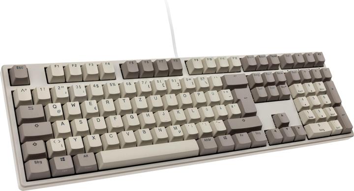 Produktbild Ducky Origin Vintage Gaming Tastatur, Cherry MX-Black (DE, Kabelgebunden)