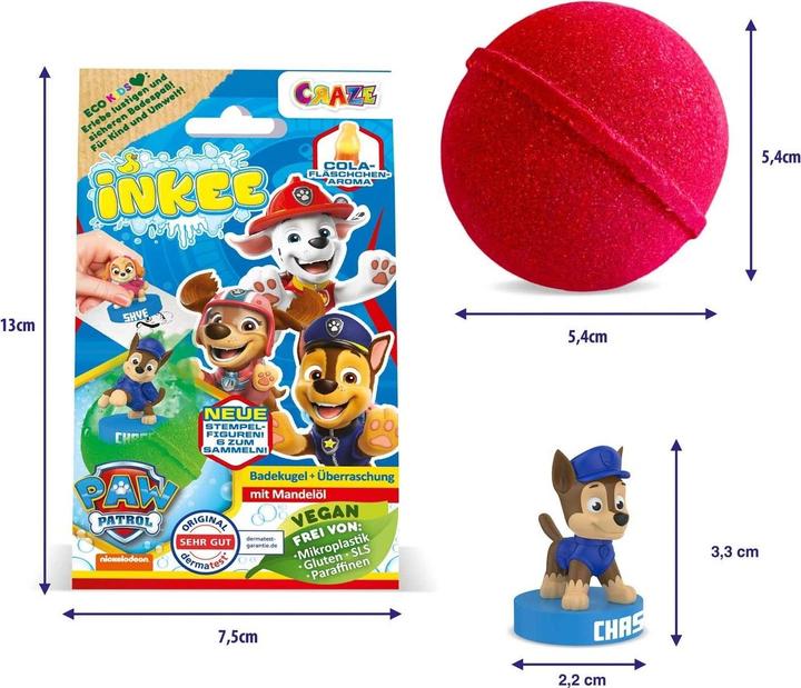 Immagine prodotto Craze Palla da bagno a sorpresa dei Paw Patrol (Bombe da bagno)