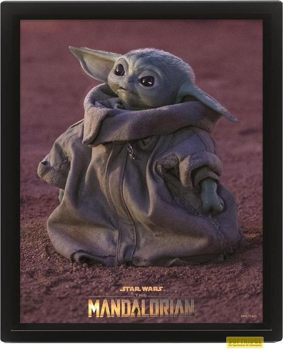 Immagine prodotto Pyramid Star Wars: The Mandalorian 3D Effect Poster Set Grogu 26 x 20 cm (3) (26 x 20 cm)