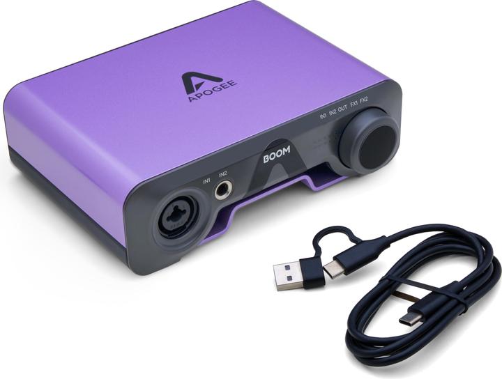 Actual product image Apogee BOOM USB-C 2x2 Audio Interface with DSP (USB)