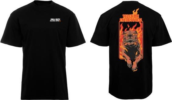 Actual product image Dpi Merchandising Call of Duty: Black Ops 6 Oversize T-Shirt ""Hellhound"" Black (S, M, L, XL, XXL)