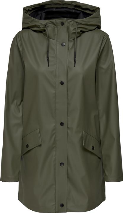 Only Einfarbiger Regenjacke Regenmantel