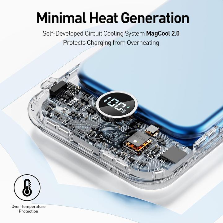Actual product image iWalk PowerGrip 10000 WHI (10000 mAh, 20 W, 20 Wh)