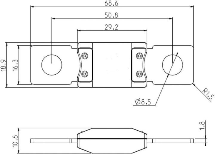 Produktbild MTA 341320 Hochleistungssicherung 200 A 32 V 1 St. (200 A)