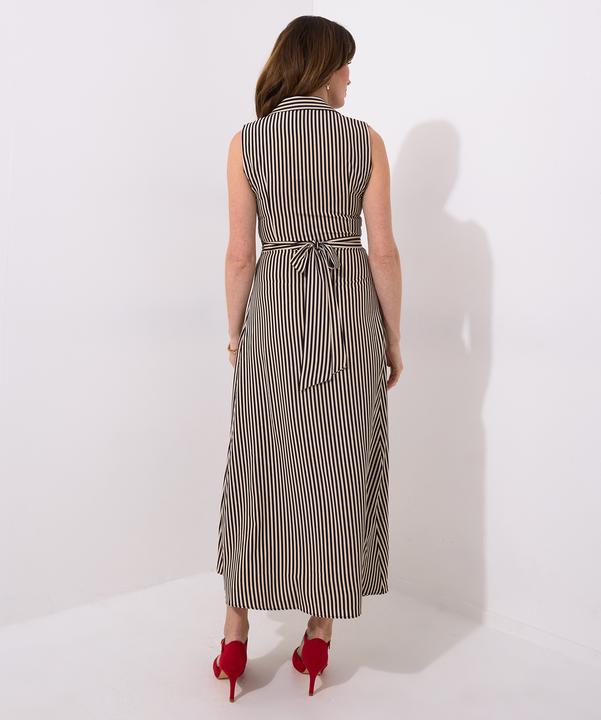 Produktbild Joe Browns Monochrome Striped Sleeveless Collared Midi Dress (10)