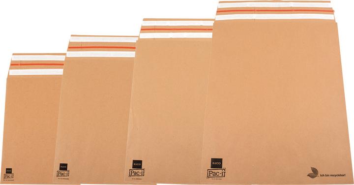 Image du produit Elco Sacs d'expédition marron Kraft 135gm2 380x475x80mm, 100 pcs. (100 x)