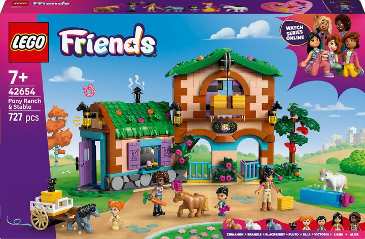 Produktbild LEGO Ponyhof & Stall (42654, LEGO Friends)