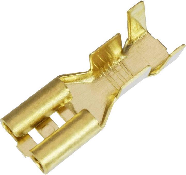 Actual product image Quadrios Flat plug/sleeve 6.3 x 0.8 mm/1.5 -2.5 mm² 100 pcs.