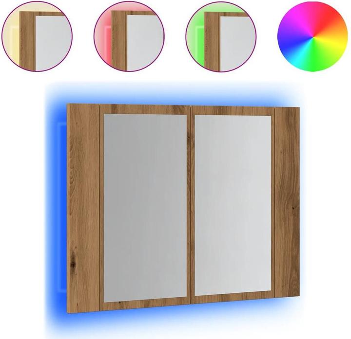 Image du produit VidaXL LED-Spiegelschrank (60 x 12 x 45 cm)