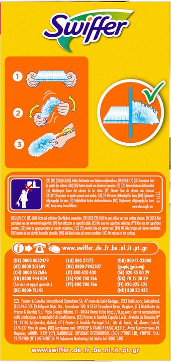 Energie-Label Swiffer Staubmagnet Nachfülltücher (23 Stk.)