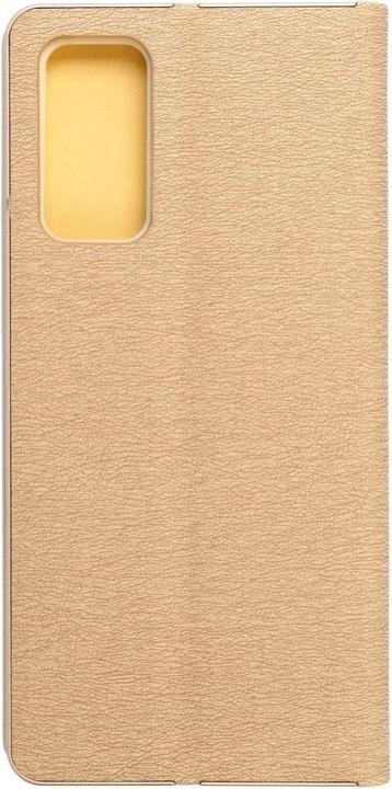 Actual product image Partner Telecom Book case OEM LUNA Book Gold for SAMSUNG S20 FE / S20 FE 5G gold (Samsung Galaxy S20 FE, Samsung Galaxy S20 FE 5G)