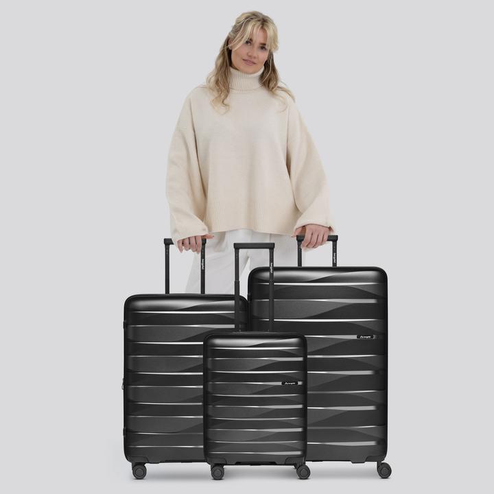 Image du produit Bergpfeil Travel Set de valises à 4 roulettes 3 pièces avec soufflet extensible (228 l, XL (à partir de 115l))