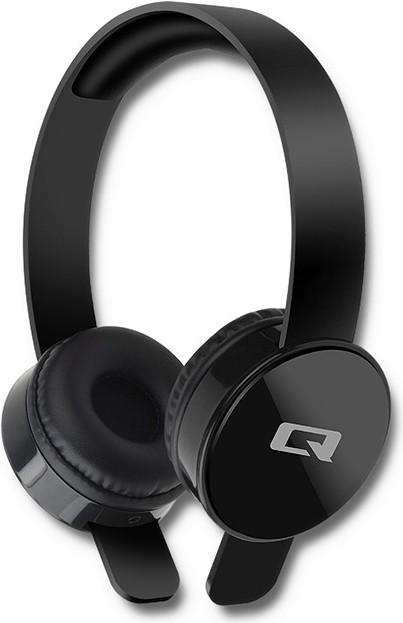 Actual product image Qoltec 50817 headphones/headset Wired Head-band Calls/Music Black (ANC, Cable)