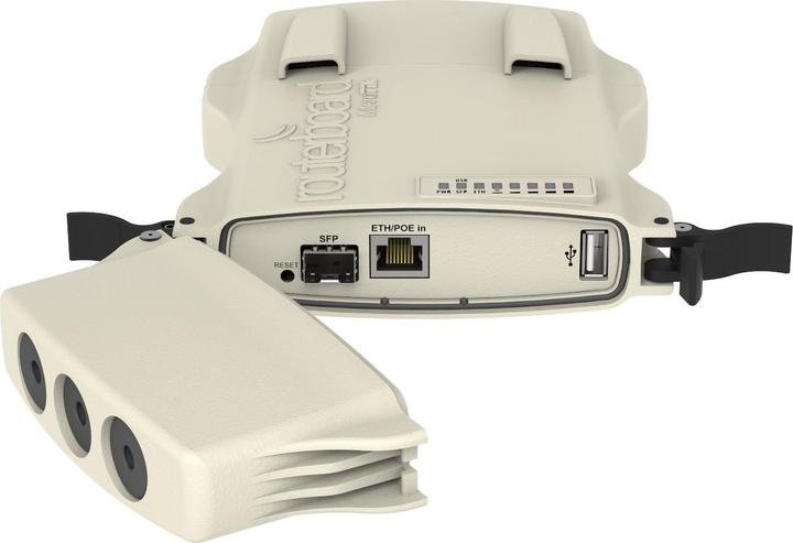 Actual product image MikroTik NetMetal 5SHP, NetMETAL 5 (720MHz CPU, 1xGigabit LAN, 1xSFP cage, 1xUSB, built, in 5G... (1300 Mbit/s)