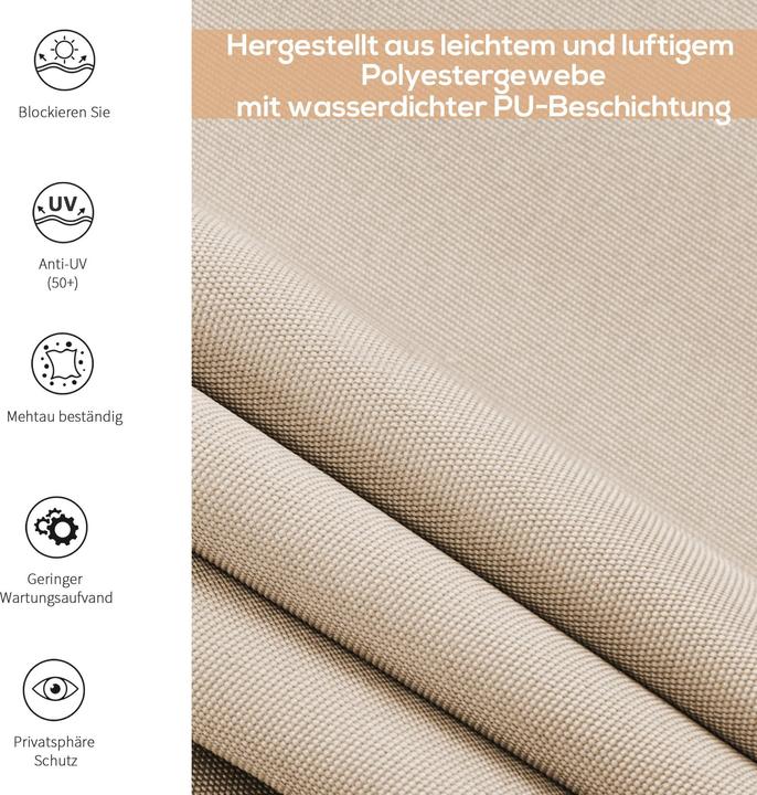 Actual product image Outsunny Vertical awning (1.60 m)
