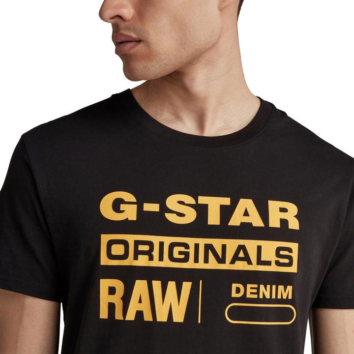 Produktbild G-Star Printed Graphic Eight T-Shirt Regular Fit Black (S)