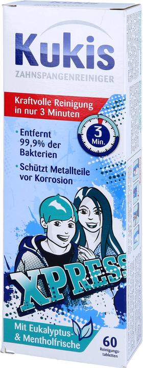 Immagine prodotto Kukis Reckitt Benckiser Detergente per apparecchi ortodontici Compresse di pulizia, 60 compresse