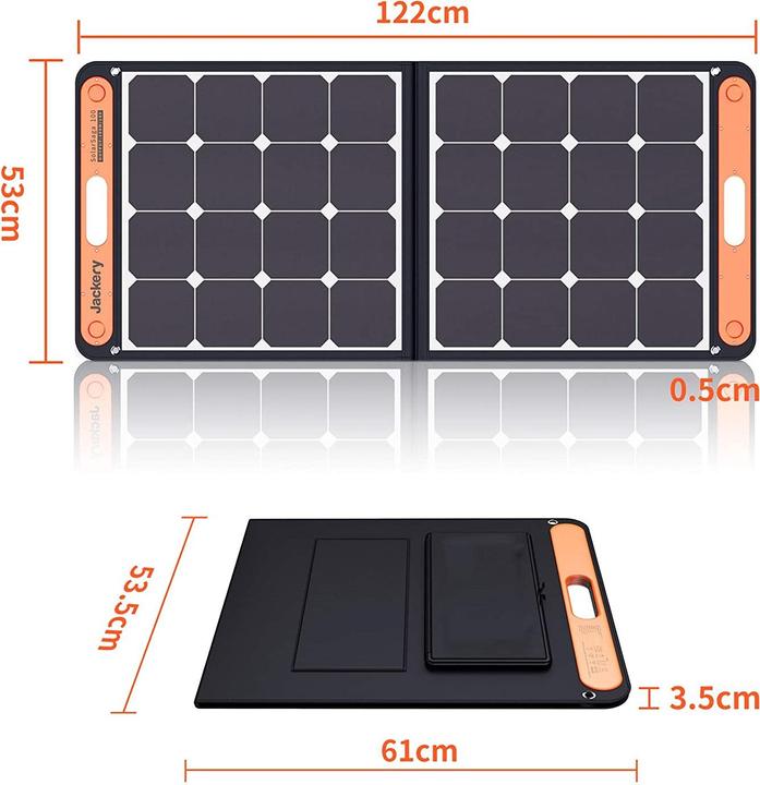 Image du produit Jackery SolarSaga (100 W, 4.69 kg)