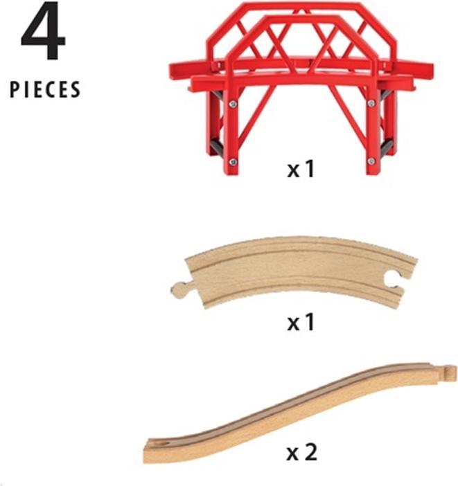 Produktbild Brio Bahnbrücke mit Auffahrten