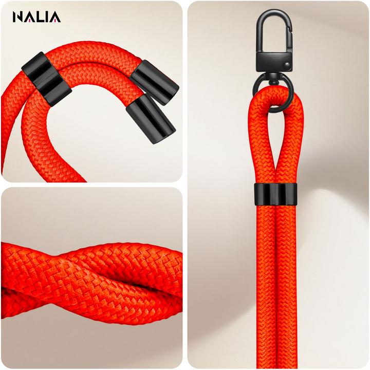 Immagine prodotto Nalia HoldMe Lanyard Handykette - Universal Trageband für Smartphones - Verstellbar, Soft & Elastisch