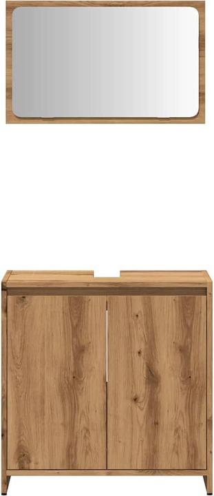 Immagine prodotto VidaXL 2-tlg. Badmöbel-Set Artisan-Eiche Holzwerkstoff