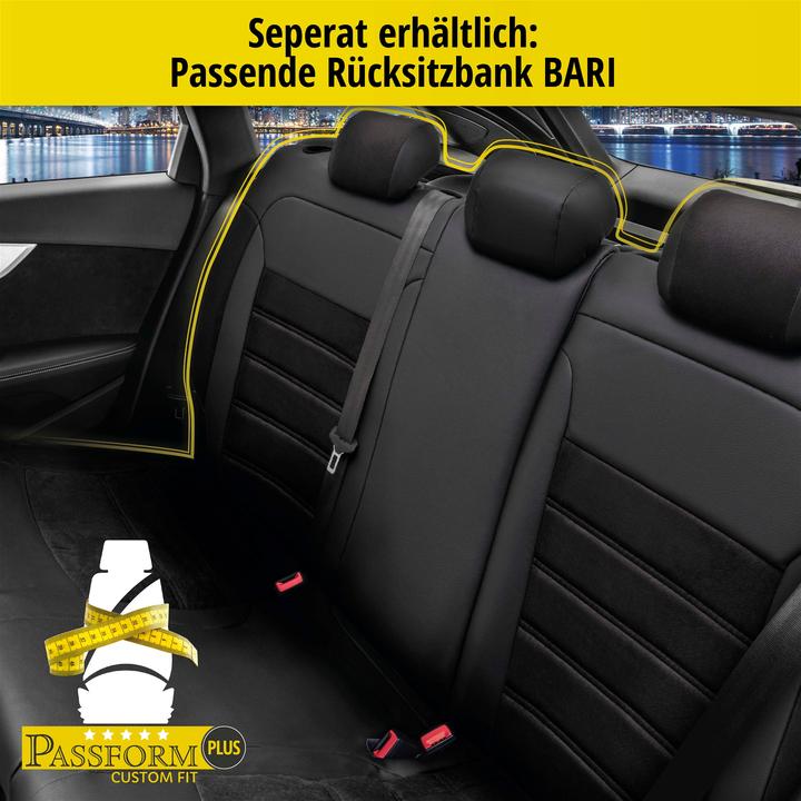 Produktbild Walser Sitzbezug für Nissan Qashqai/Qashqai +2 I 12/2006-04/2014, 2 Einzelsitzbezüge