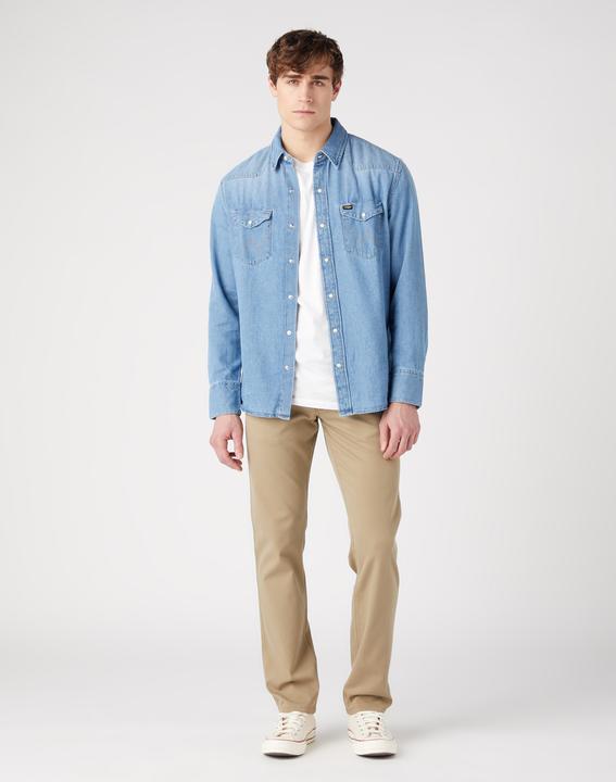 Actual product image Wrangler Greensboro (New Arizona) Pant Straight Fit Lead Gre (W32/L34)