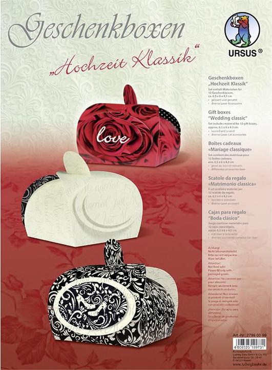 Image du produit Ursus Coffret cadeau.mariage classique.2799-00-99 (Coffret cadeau, 12 x)