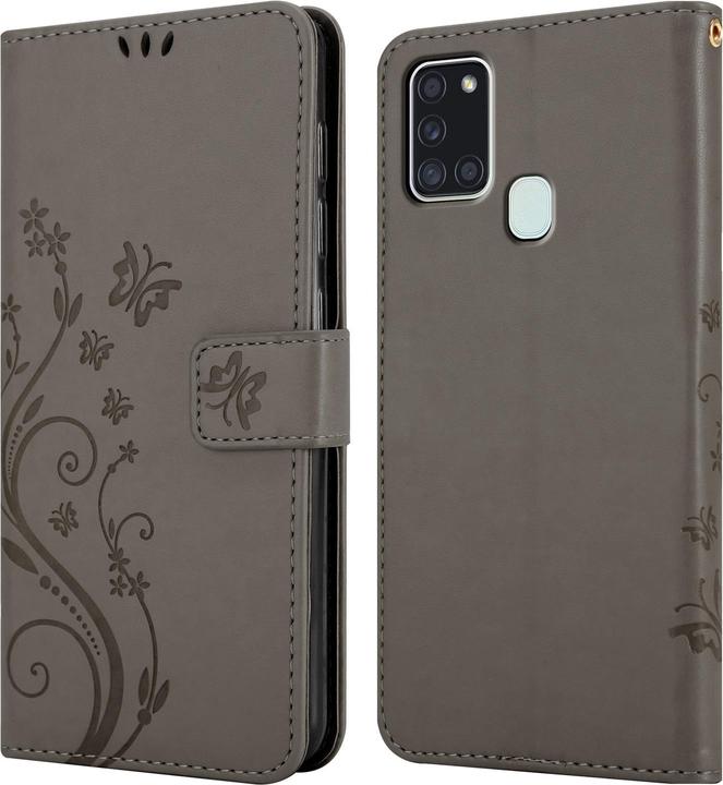 Actual product image Cadorabo Flower Book Cover (Samsung Galaxy A21s)