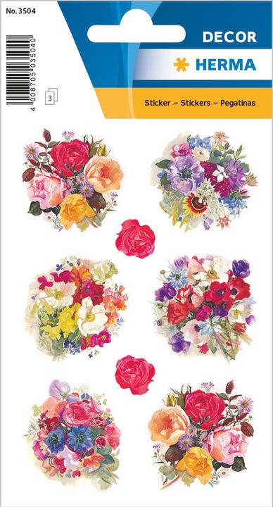 Produktbild HERMA Sticker Blumen