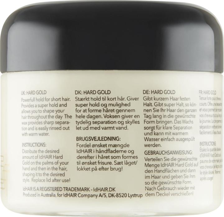 Actual product image IdHair Hard Gold hair wax 100 ml (Hair paste, 100 ml)