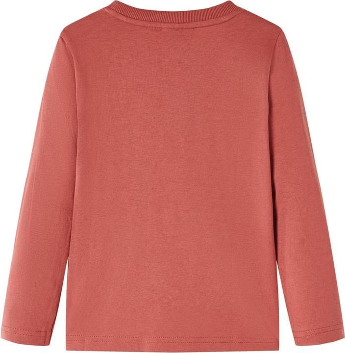 Image du produit VidaXL Tee-shirt manches longues enfant henné 104,Matière : 100 (104)