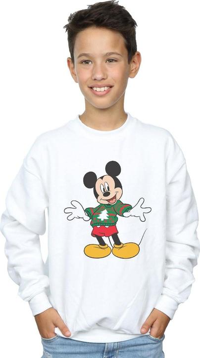 Produktbild Disney Mickey Mouse Christmas Jumper Stroke Sweatshirt Jungen (152, 158)