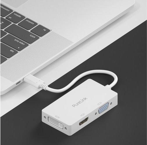 Produktbild Purelink USB-C zu (DVI, VGA, HDMI, 22.40 cm)