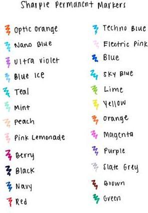 Immagine prodotto Sharpie Set di pennarelli permanenti "Electro Pop (Multicolore, 1 mm, 20 x)