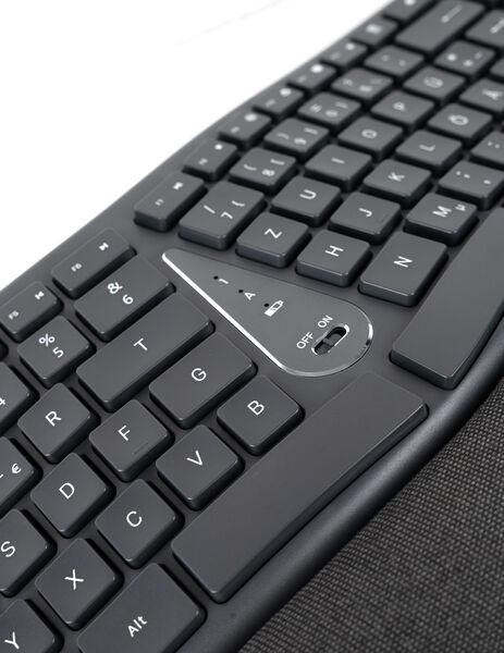 Produktbild FreeVoice Kabellose Ergonomische Tastatur (CH) (CH, Kabellos)