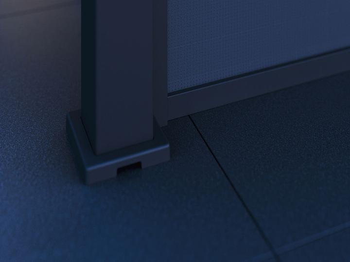 Produktbild Weide Elektrisches Sonnenrollo für Elektrische Pergola | anthrazit (248.50 cm, 9 cm)