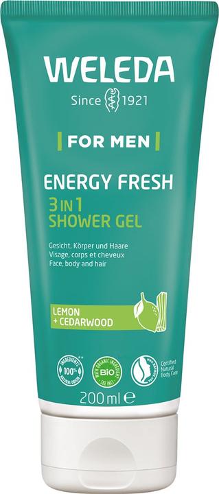 Actual product image Weleda For Men Energy Fresh Shower Gel 3in1 (200 ml)