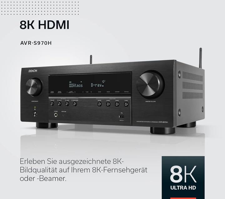 Image du produit Denon AVR-S970H (7.1 canaux, FM, AM)