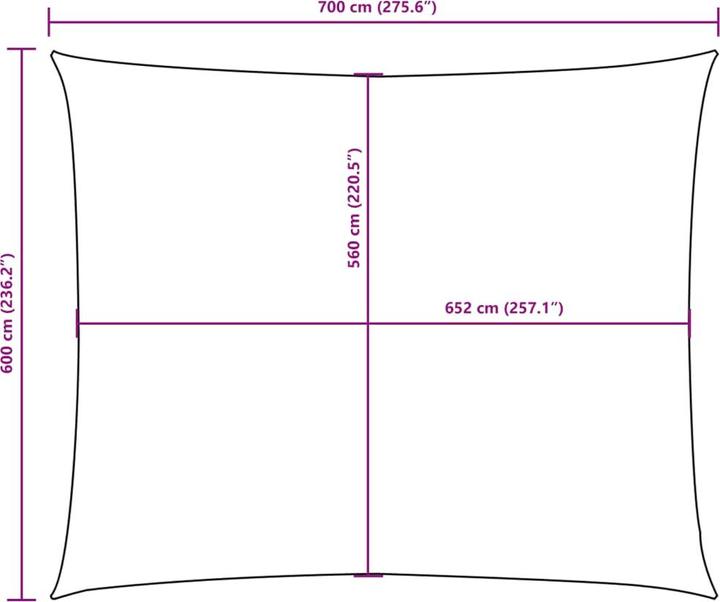 Immagine prodotto VidaXL Sonnensegel (6 x 7 m)