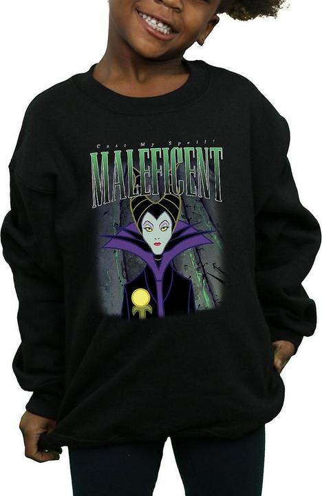 Disney Interactive Studios Mädchen Maleficent Montage Sweatshirt aus Baumwolle