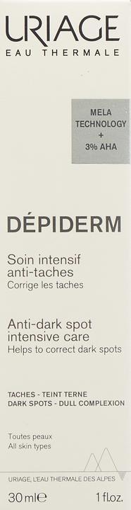 Valori nutrizionali e ingredienti Uriage Dépiderm Cura intensiva anti-macchie Fl 30 ml (30 ml, Crema 24h)
