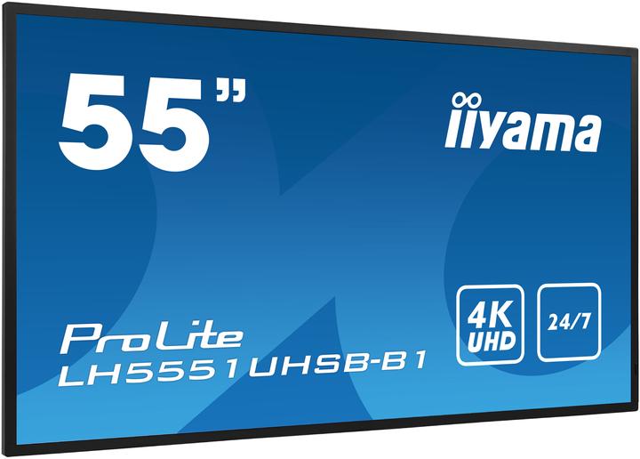 Produktbild iiyama LH5551UHSB-B1 55IN SLIM 4K UHD (3840 x 2160 Pixel, 54")