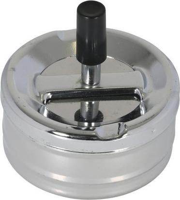 Image du produit Axentia Cendrier rotatif, environ 9,5 cm, chromé