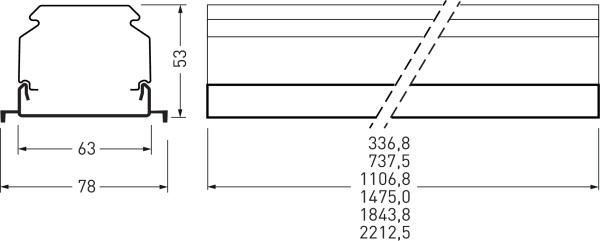 Actual product image Trilux TRIL blind cover