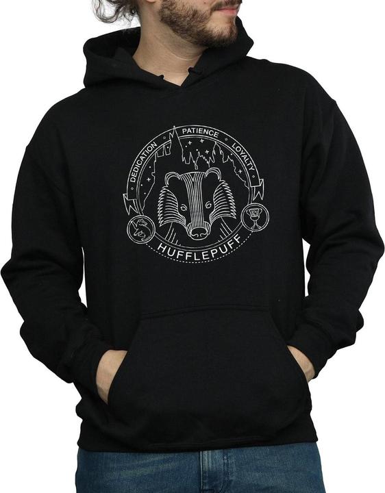 Image du produit - Sweat à capuche HUFFLEPUFF SEAL - Homme (3XL)