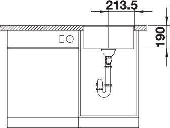 Produktbild Blanco Subline 400-F (42.70 cm, 42.70 cm)