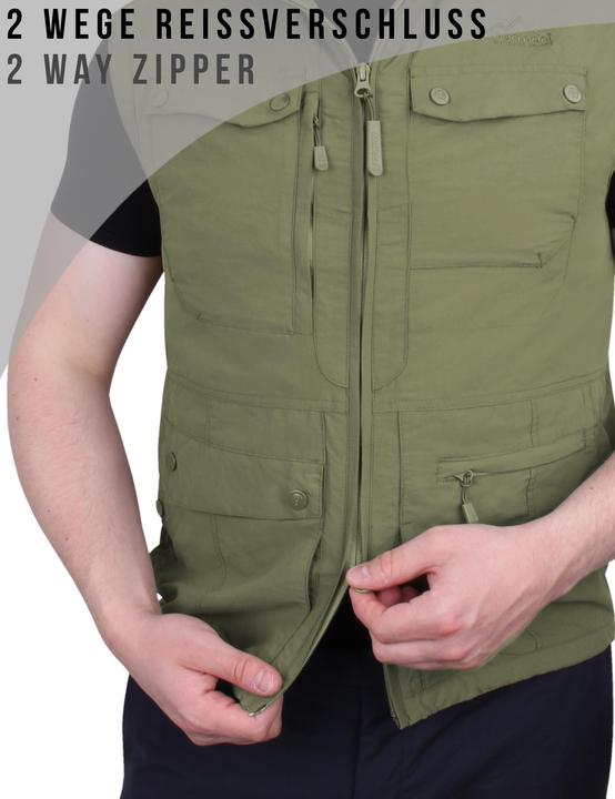 Actual product image Normani Mens Outdoor Vest Kudu (S)